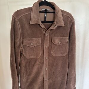 MPG BROWN OVERSIZED SHEPRA JACKET